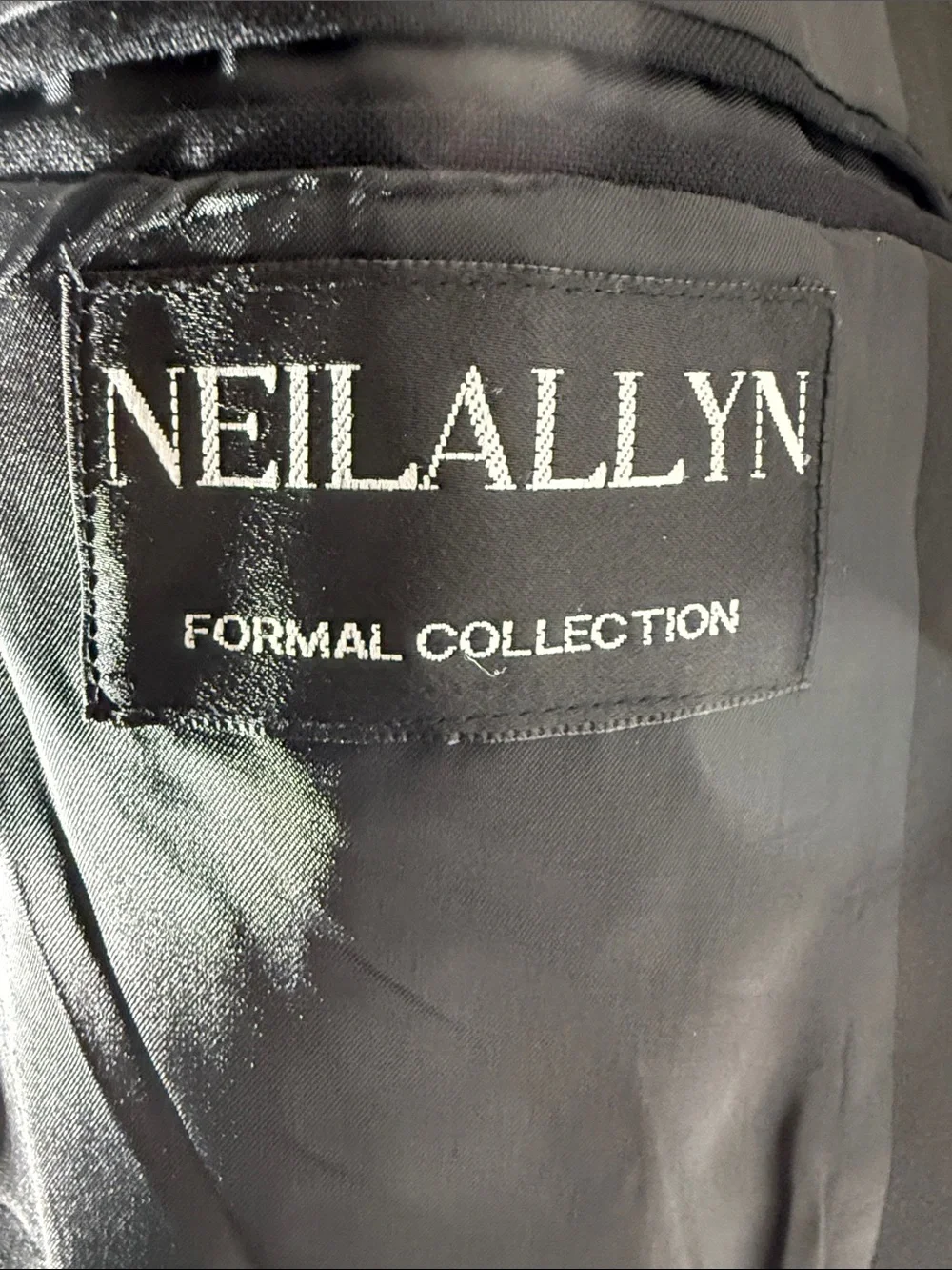 Men's Black Satin Shawl Collar Tuxedo Jacket